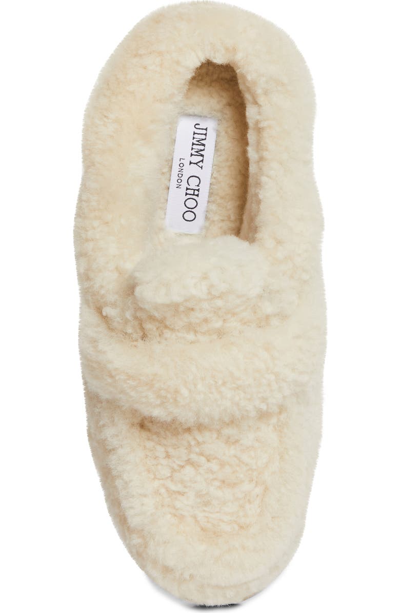 Jimmy Choo Shea Genuine Shearling Loafer Mule, Alternate, color,
