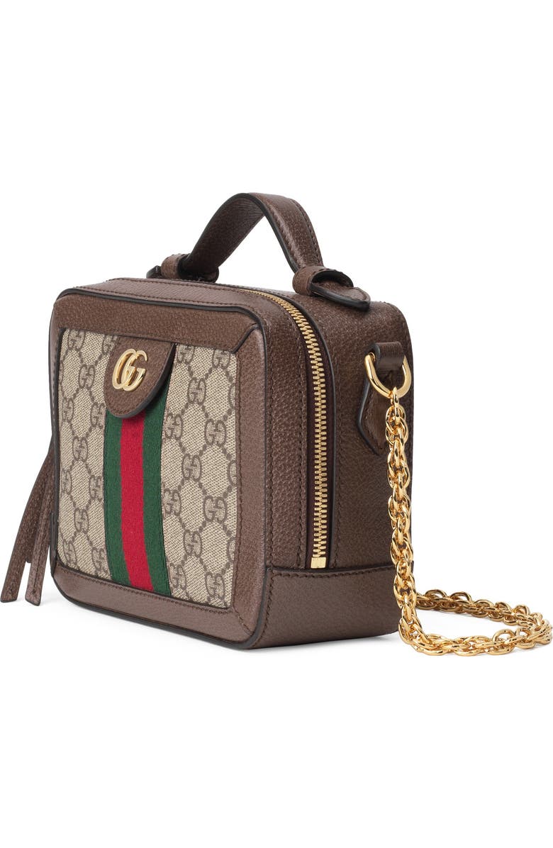 Gucci Mini Ophidia GG Supreme Canvas Shoulder Bag, Alternate, color,