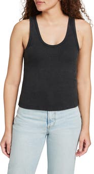 Faherty Sunwashed Stretch Organic Cotton Rib Tank