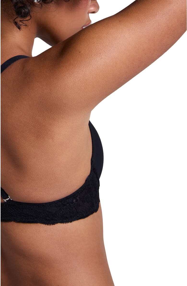 Hunkemöller Angie Padded Underwired Bra, Alternate, color, Black