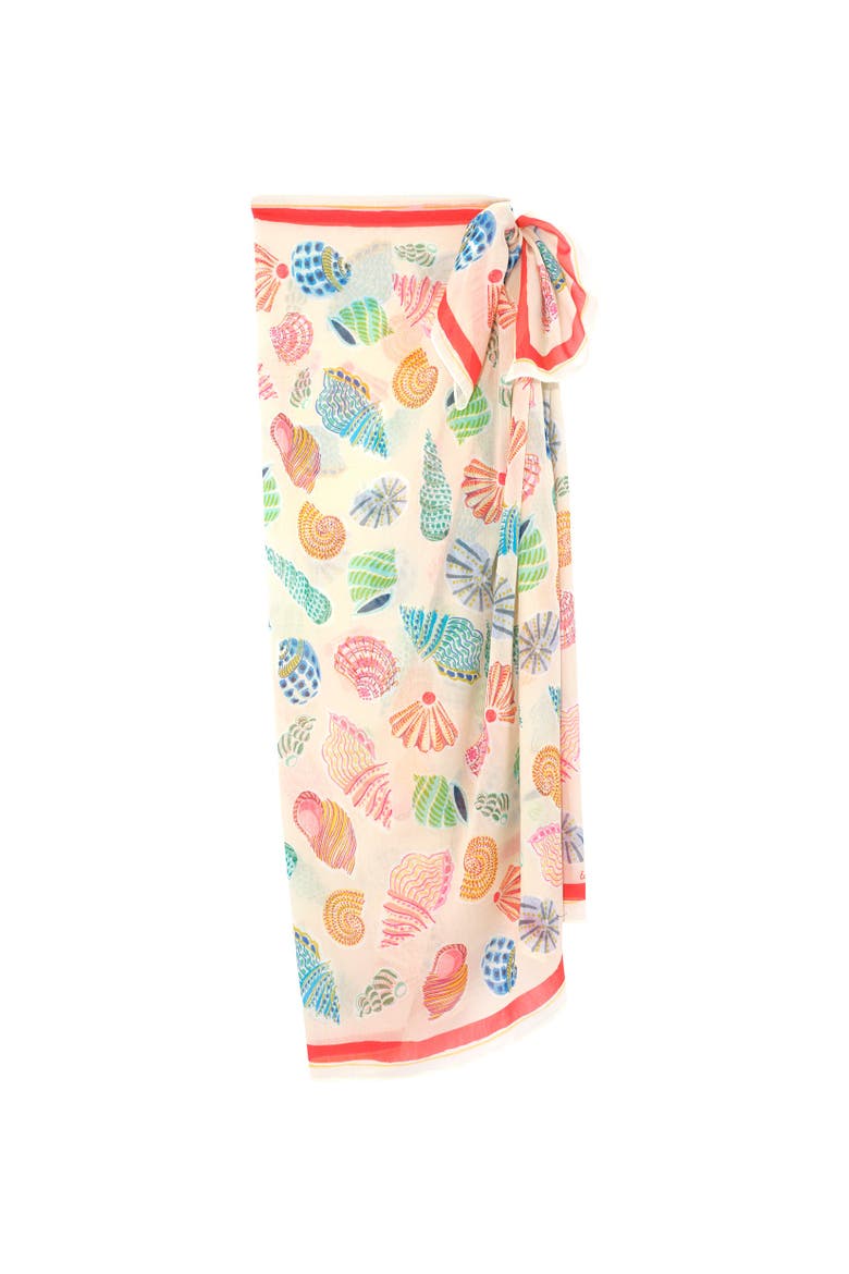 Sea Shells Sarong, Main, color, Multi