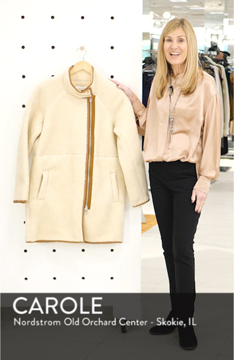 Faux Shearling Cocoon Coat, sales video thumbnail
