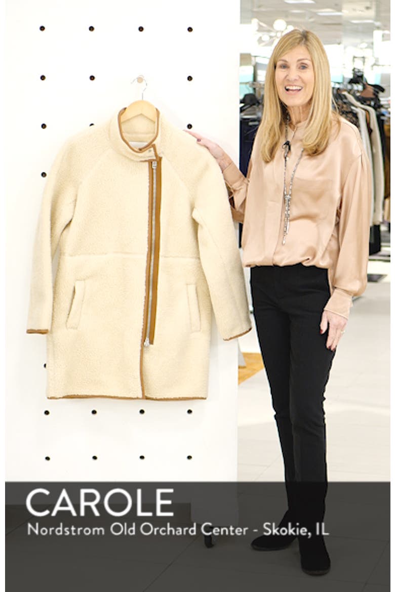 Faux Shearling Cocoon Coat video