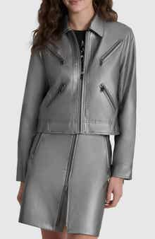 Faux Leather Moto Jacket