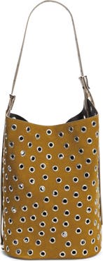 Proenza Schouler Brant Grommet Leather Bucket Bag