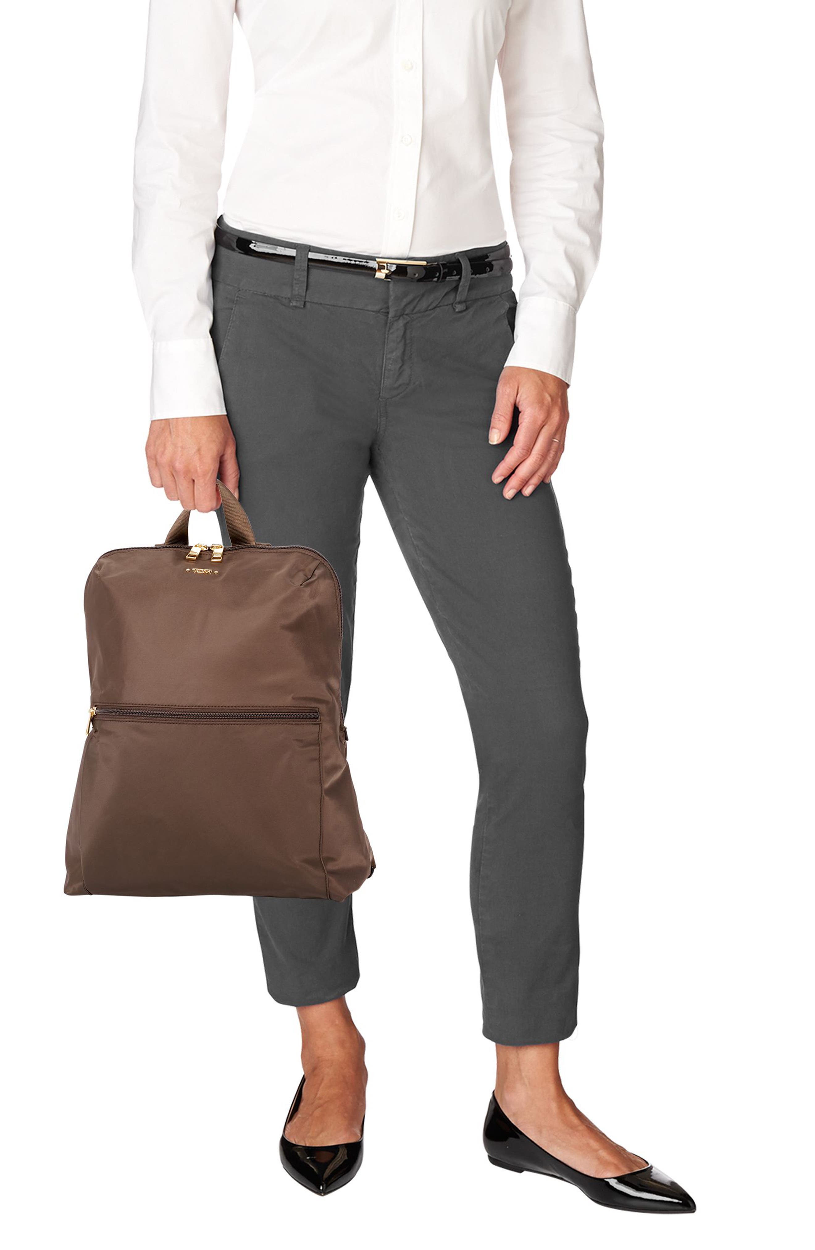 Voyageur - Just in Case Nylon Travel Backpack, Alternate, color, MINK