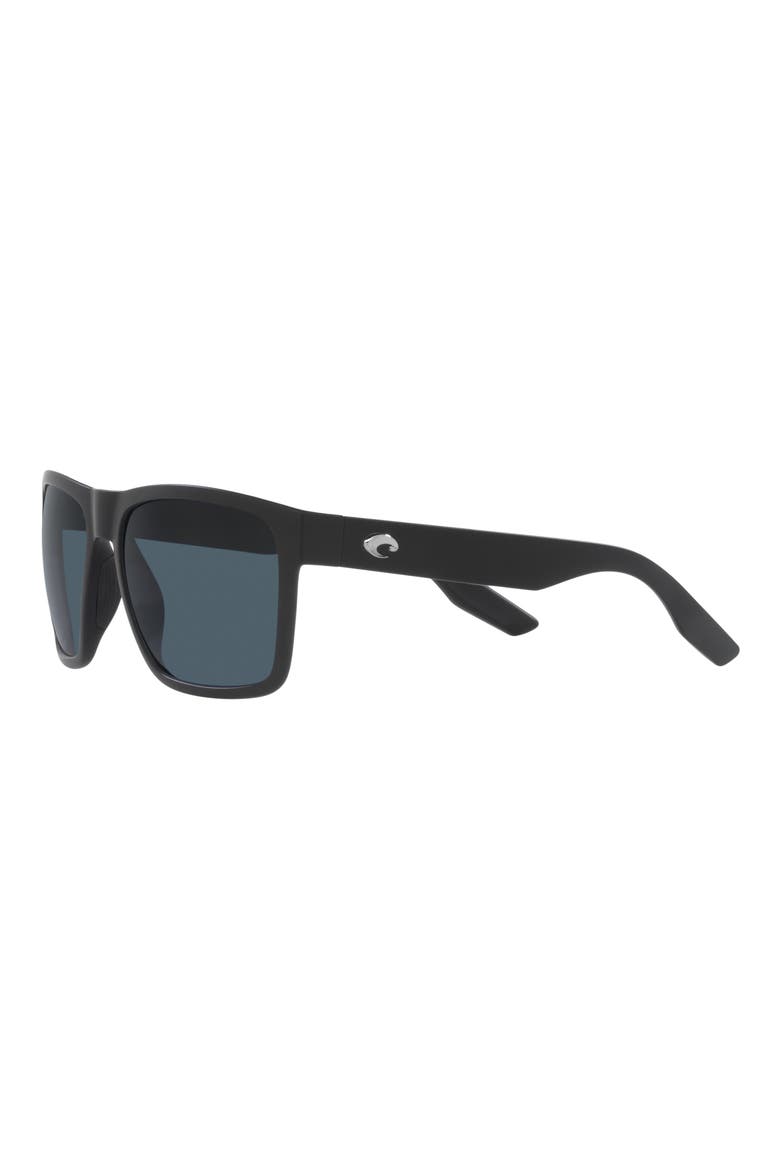 Paunch XL 59mm Square Sunglasses, Alternate, color, MATTE BLACK