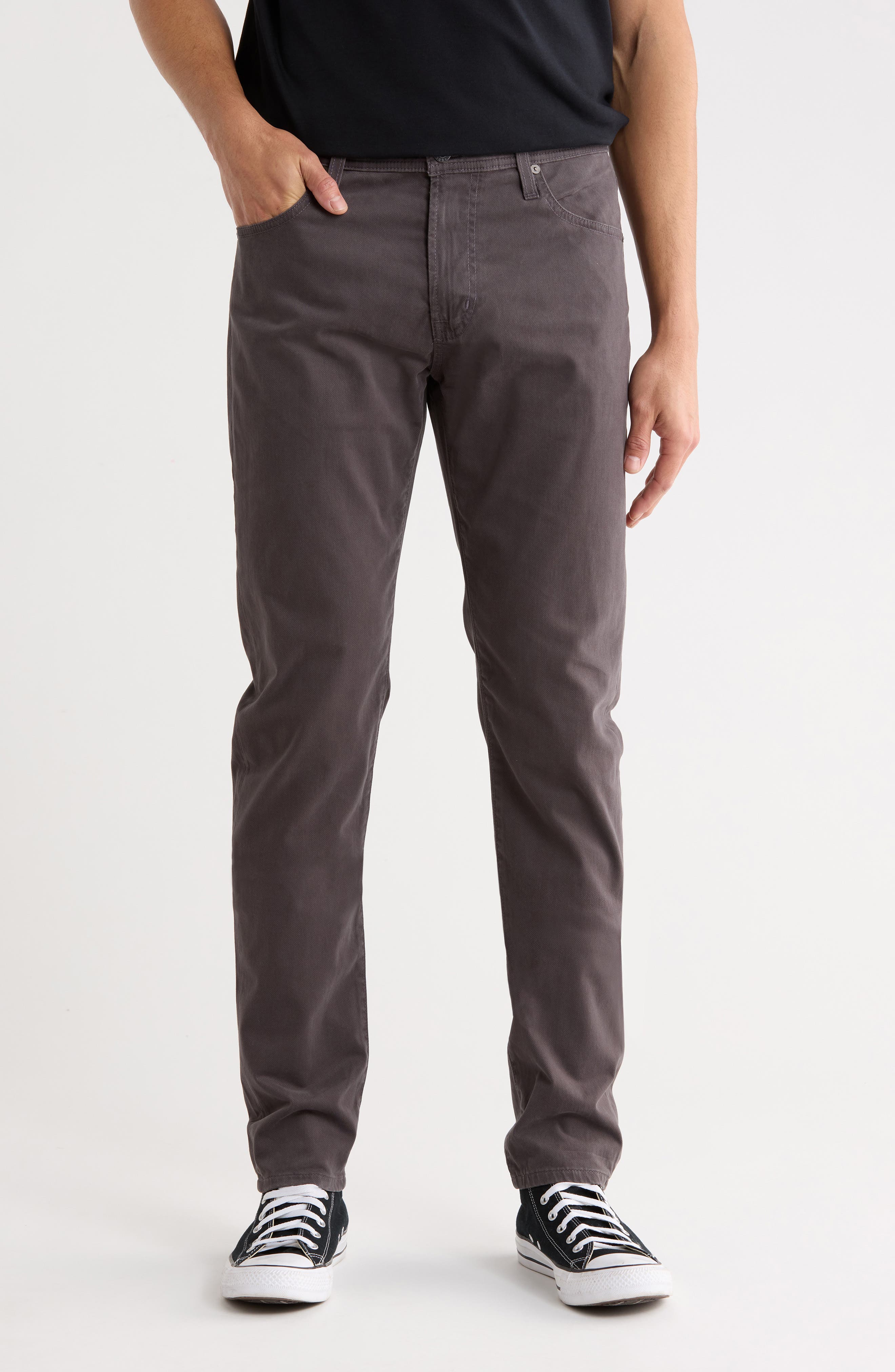 AG Dylan Slim Fit Stretch Sateen Pants