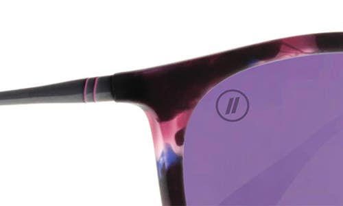 Blenders Eyewear 53.8mm North Park Polarized Round Sunglasses In Green