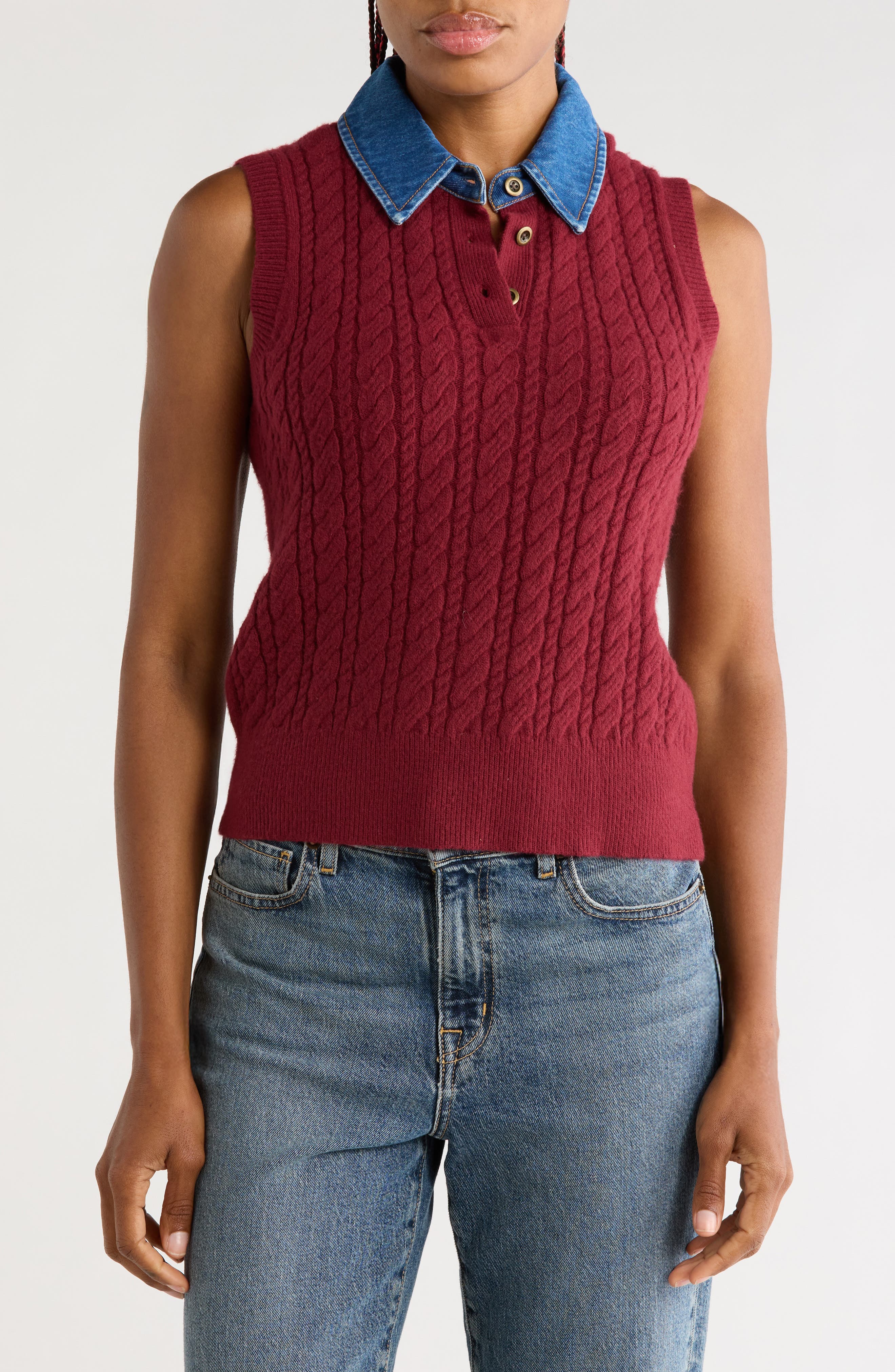 Mixed Media Vest