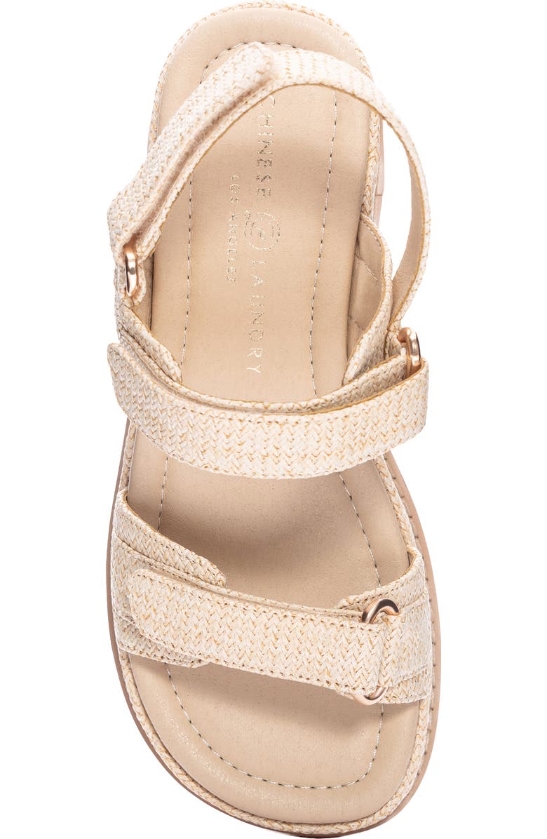 Chinese Laundry Cyra Raffia Platform Sandal, Alternate, color,