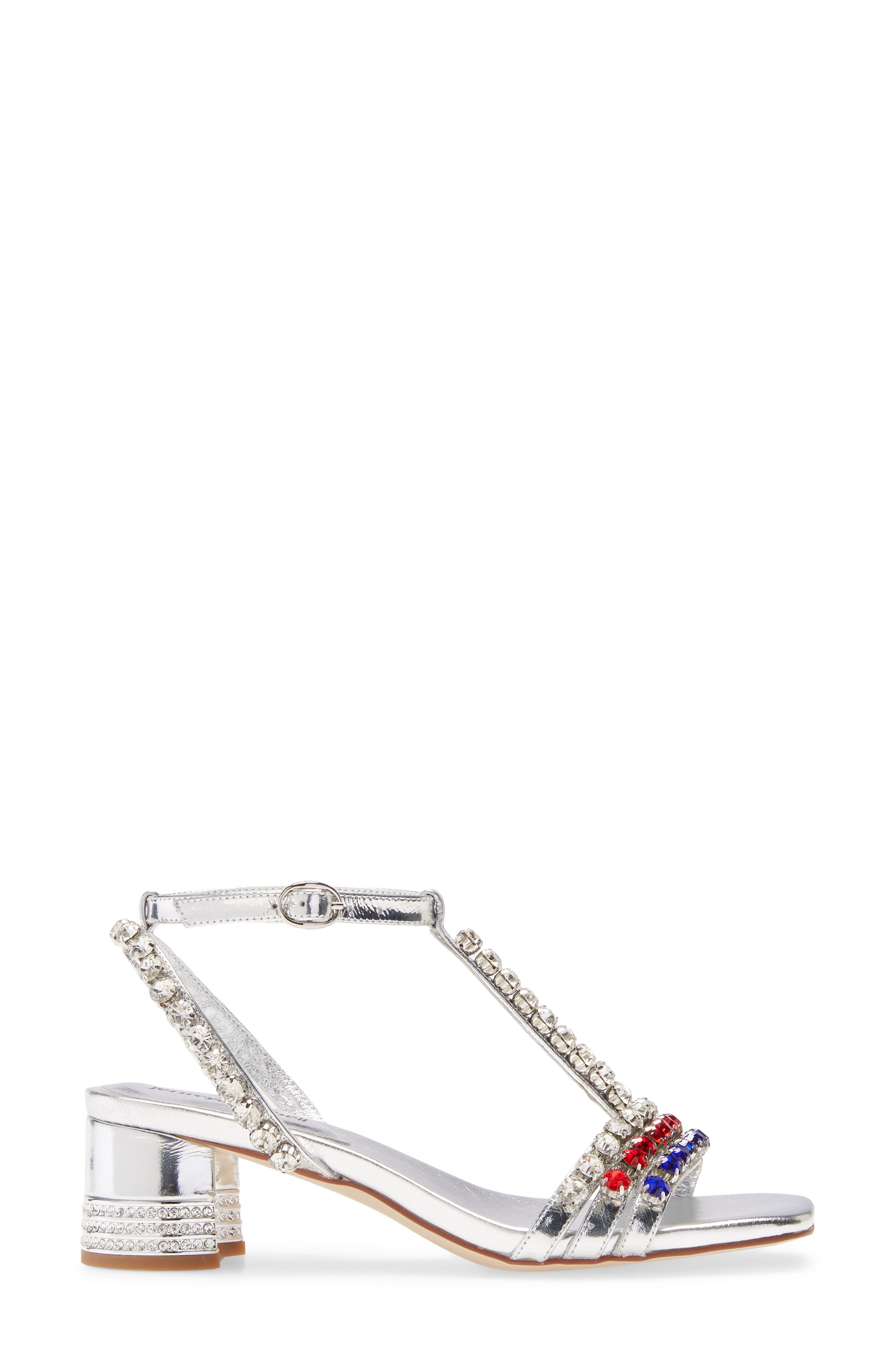Jeffrey Campbell Reyn Jewel T-Strap Sandal, Alternate, color, 