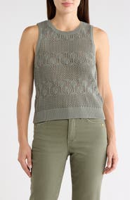 Splendid Honore Cotton Crochet Tank