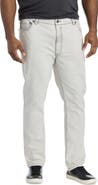 True Nation by DXL Big & Tall Acid Washed Tapered-fit Jeans