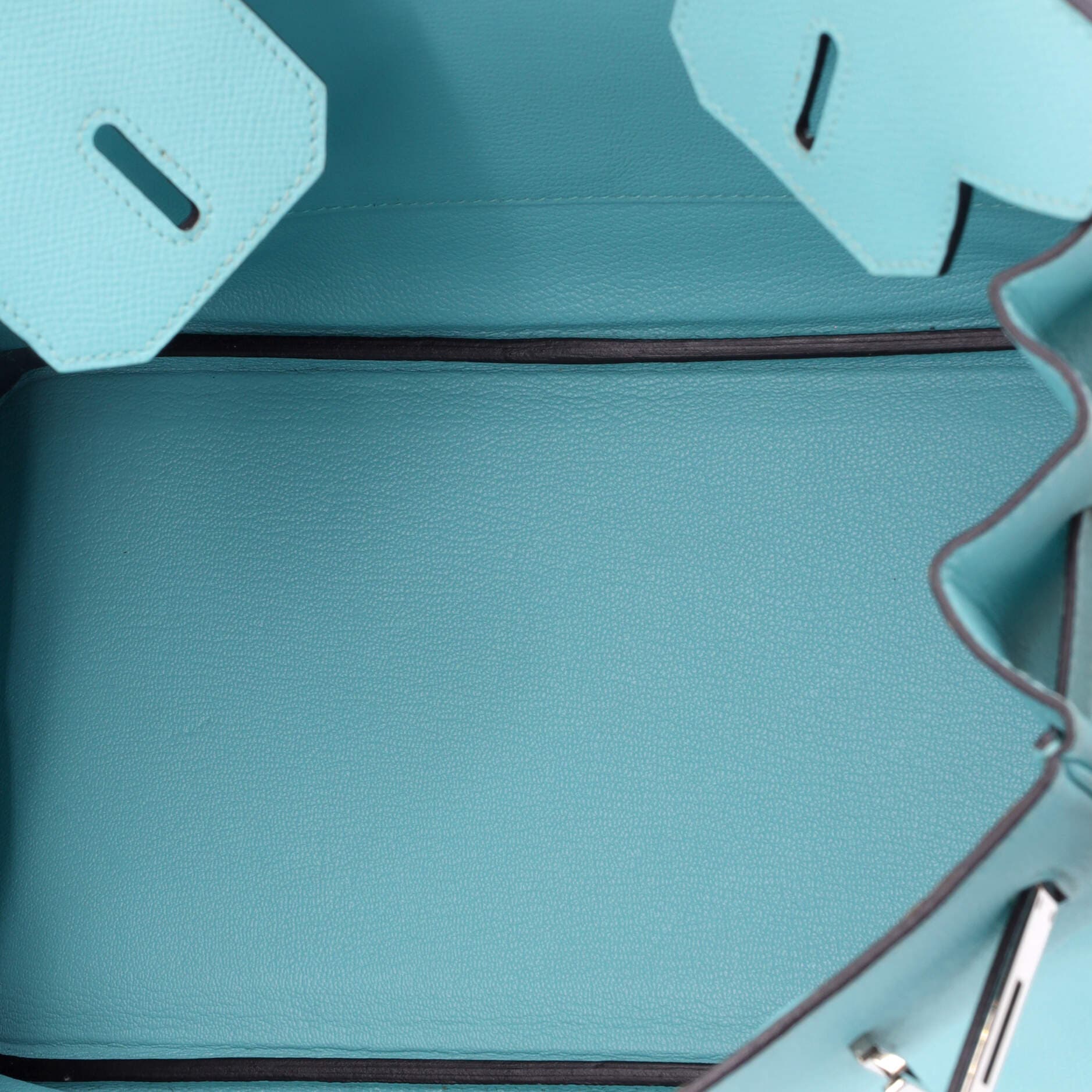 Pre-Owned Hermes Birkin Handbag Blue Epsom with Palladium Hardware 30, Alternate, color, Bleu Atoll