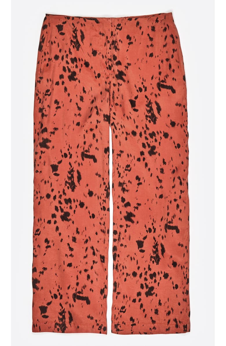 Bimba y Lola Lynx Straight Leg Trousers, No Waistband, Alternate, color, Lynx Brown