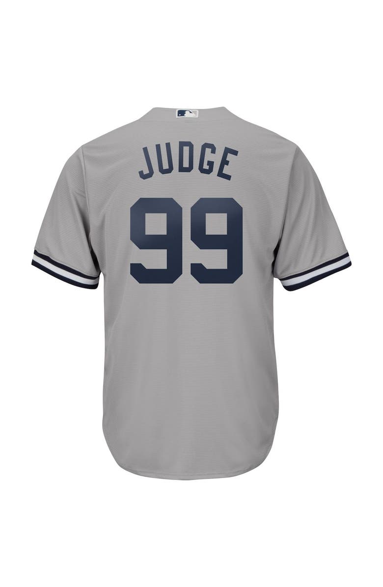 PROFILE Men's Aaron Judge Gray New York Yankees Big & Tall Replica Player Jersey, Alternate, color, 