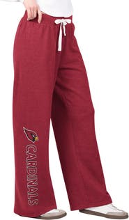 G-III 4HER BY CARL BANKS Women's G-III 4Her by Carl Banks Cardinal Arizona Cardinals Field Wide Leg Sweatpants