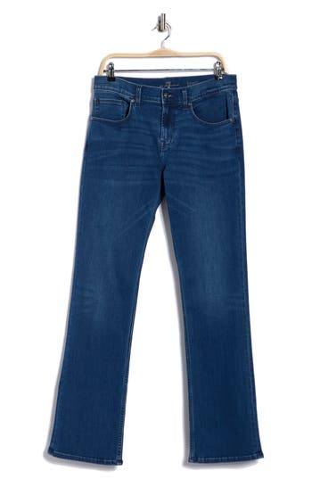 7 For All Mankind Brett Straight Leg Jeans In Blue