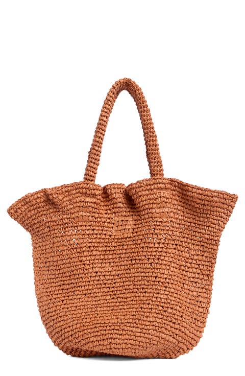 Ruffle Edge Crochet Bag
