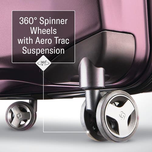 Samsonite Octiv Hardside Spinner 3-piece Luggage Set In Amethyst Purple