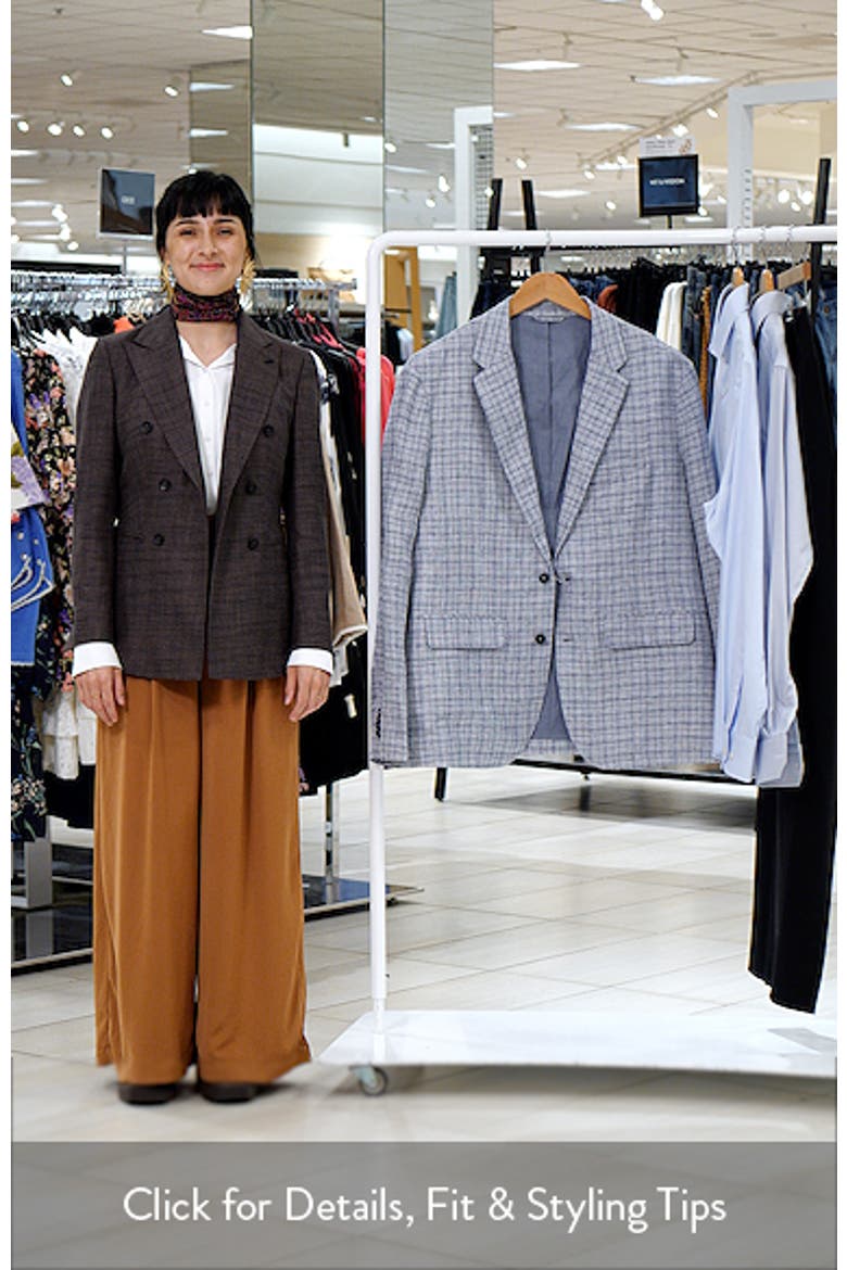 Charterhouse Sports Fit Plaid Linen Sport Coat video