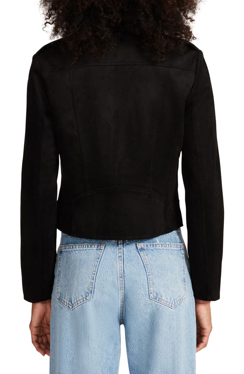 Steve Madden BB DAKOTA BY STEVE MADDEN Not Your Baby Faux Suede Jacket, Alternate, color,