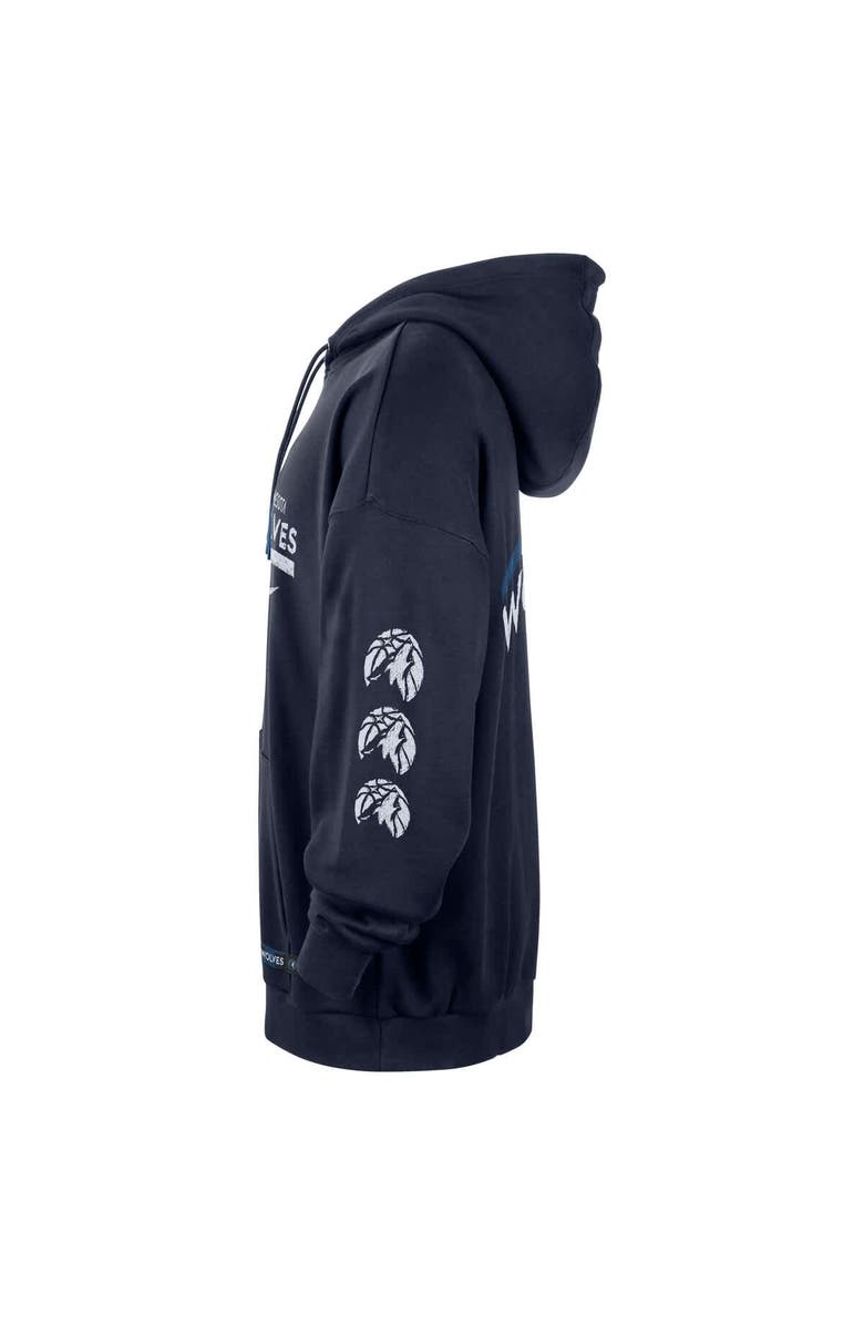 Nike Men's Nike Navy Minnesota Timberwolves Courtside Club Premium Hoodie, Alternate, color, Navy