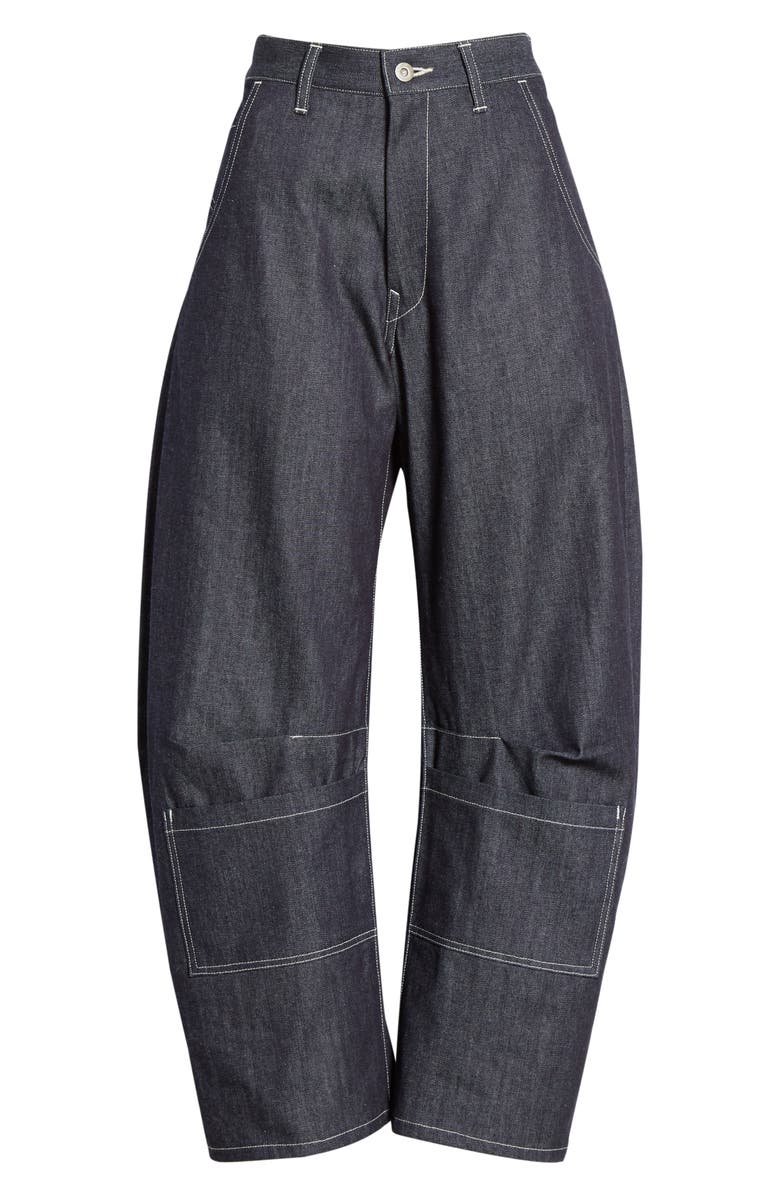 Y's by Yohji Yamamoto U-Gusset Wide Leg Jeans, Alternate, color, 