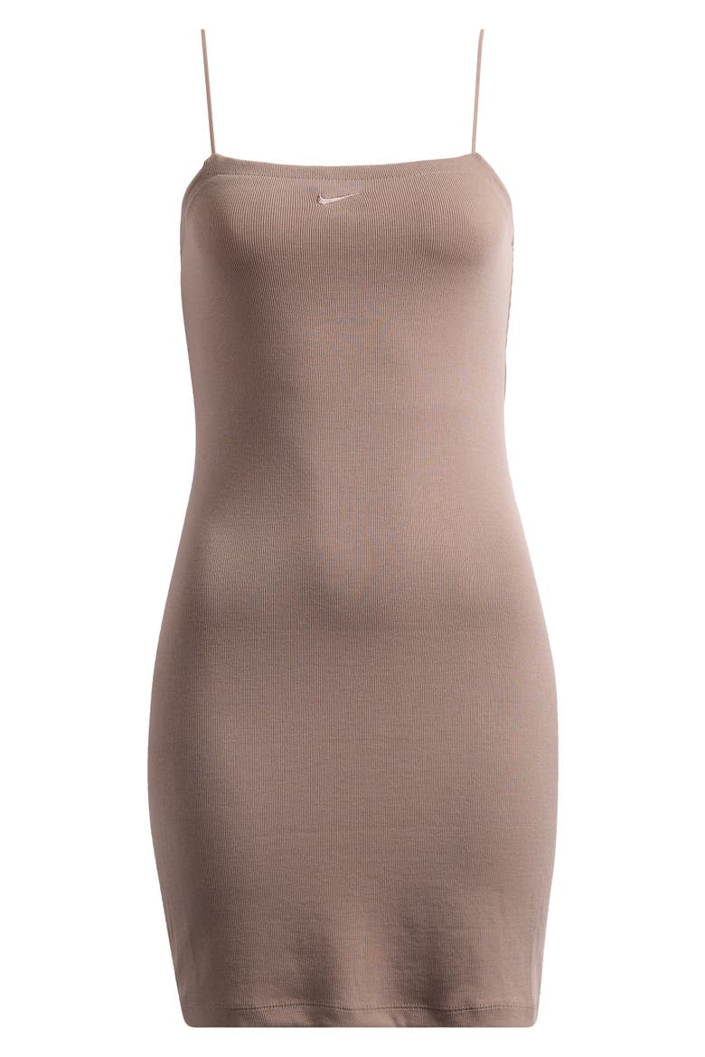 Sportswear Chill Knit Mini Rib Cami Minidress, Alternate, color, MINK BROWN/ MINK BROWN