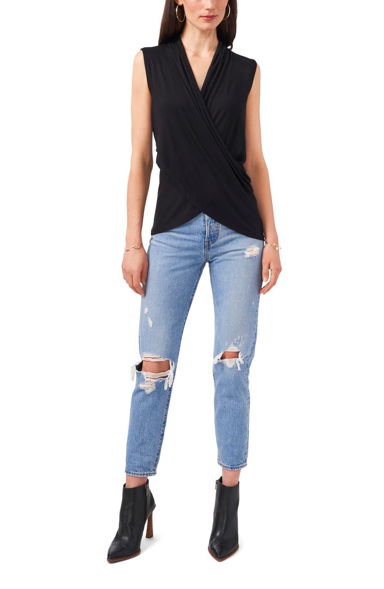 1.STATE Surplice Sleeveless Top, Alternate, color, 