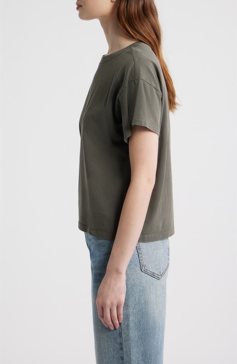 rag & bone Kelly Washed Boxy Cotton T-Shirt, Alternate, color, Slate