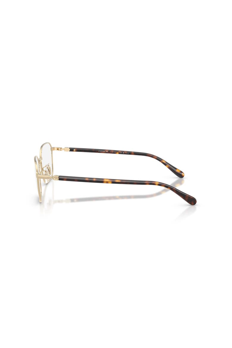 54mm Rectangle optical glasses, Alternate, color, Gold