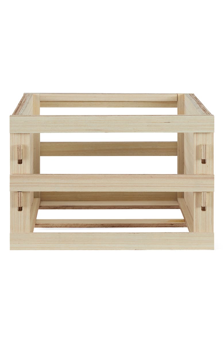 Crosley Radio Square Record Storage Crate, Alternate, color,