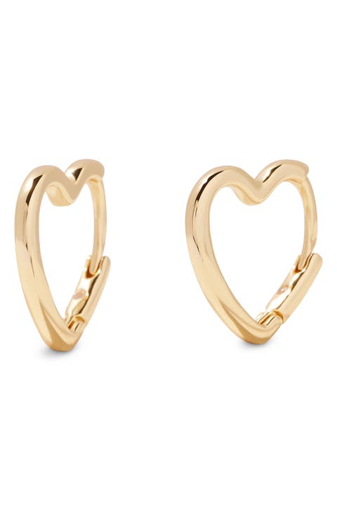 Minnie Heart Hoop Earrings
