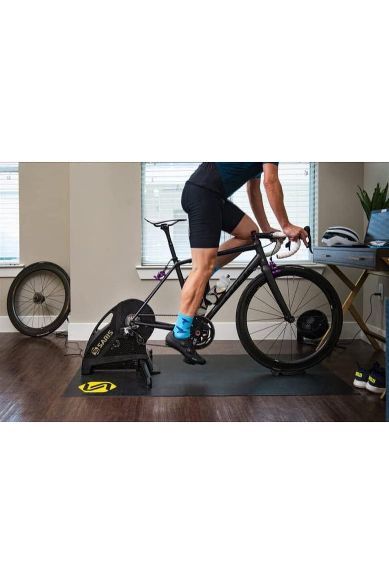 Non-Slip Trainer Accessory Mat for Floor Protection, Alternate, color, Black