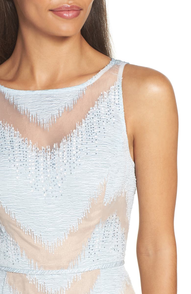 Adrianna Papell Jacquard Midi Dress, Alternate, color,