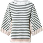 Akris punto Stripe Virgin Merino Wool Sweater