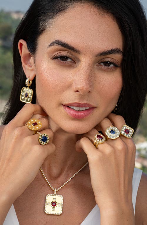 Bony Levy Luxe Ruby & Diamond Drop Earrings In Multi