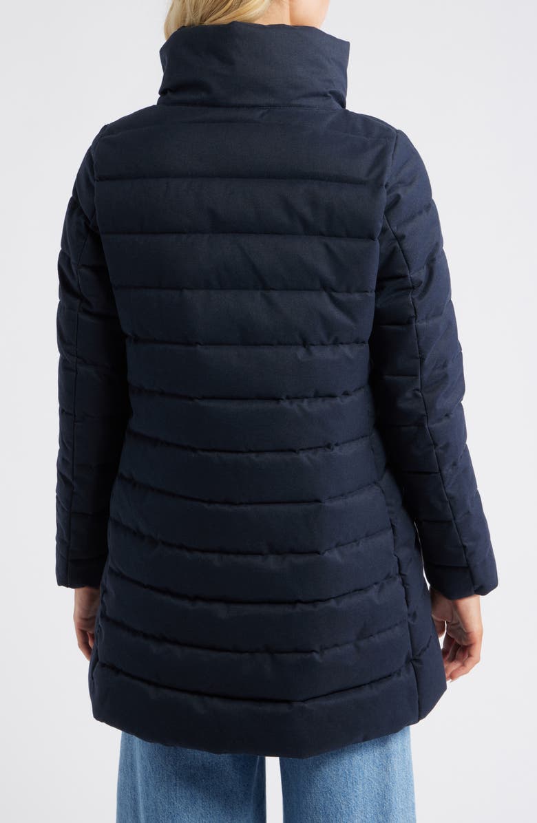 Save The Duck June Water Resistant Puffer Jacket, Alternate, color, Navy Blue Melange