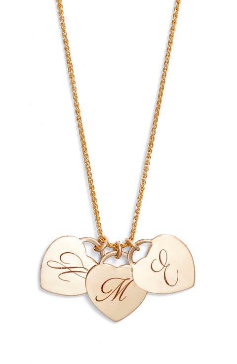 Alice Multi Initial Charm Necklace
