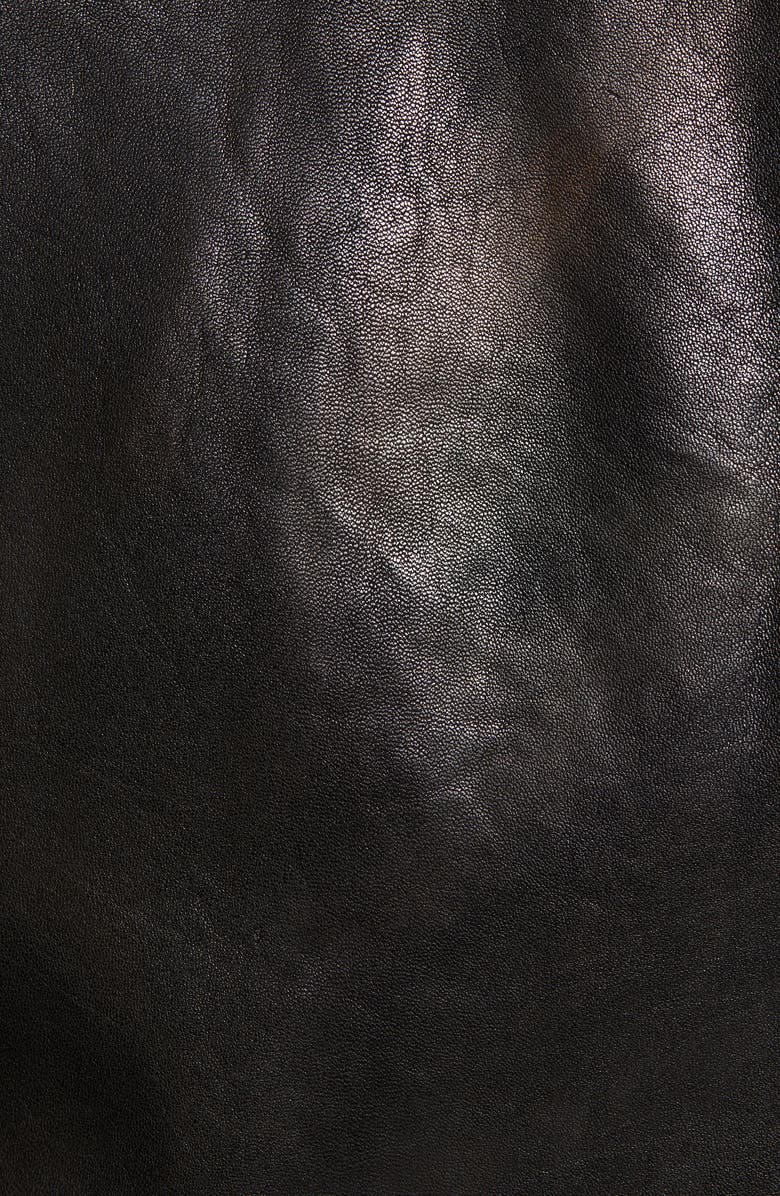 John Varvatos Star USA Bruce Leather Biker Vest, Alternate, color,