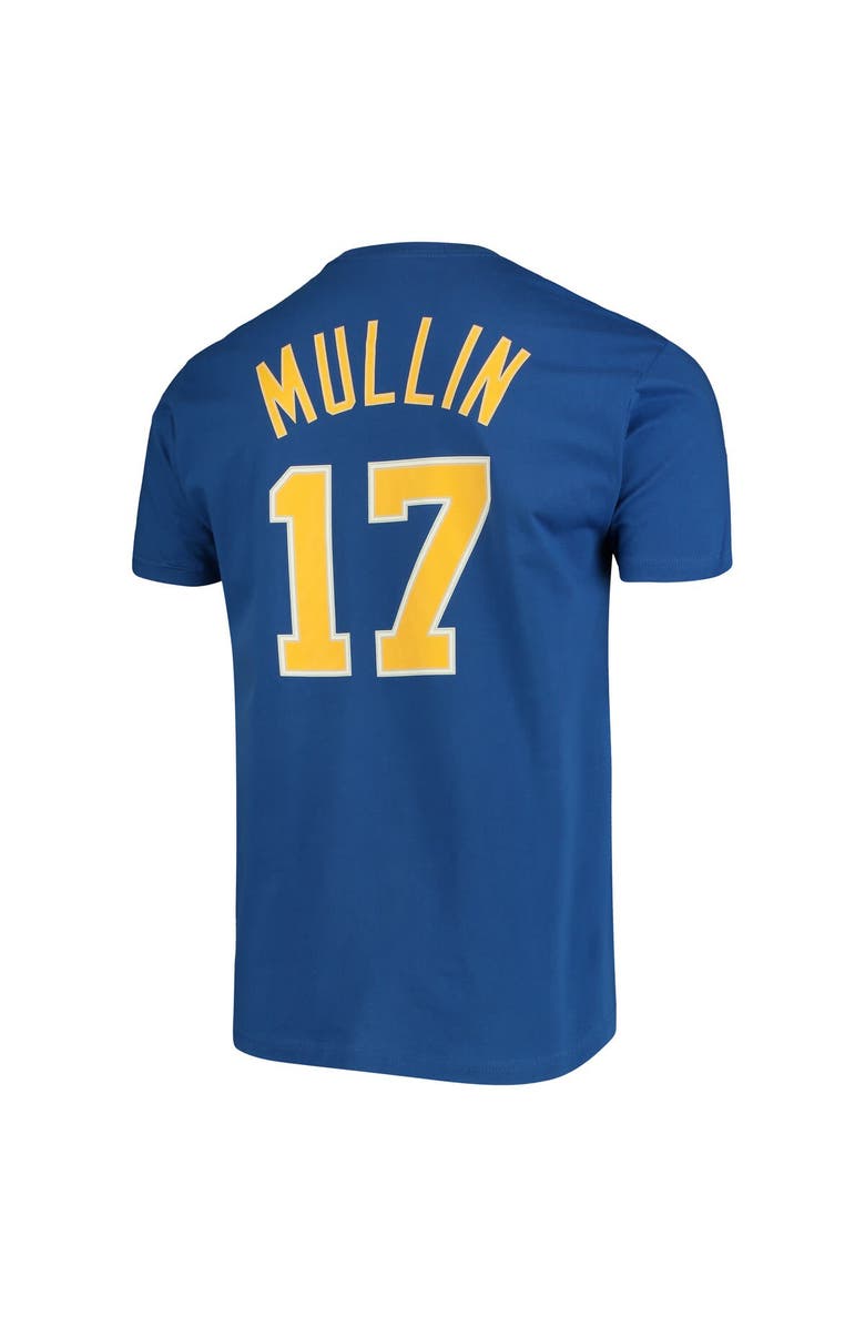 Mitchell & Ness Men's Mitchell & Ness Chris Mullin Royal Golden State Warriors Hardwood Classics Name & Number Team T-Shirt, Alternate, color, Royal