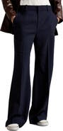Polo Ralph Lauren Beaton High Waist Flare Leg Stretch Wool Pants