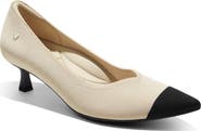 VIVAIA Scarlett Pointed-Toe Kitten Heels