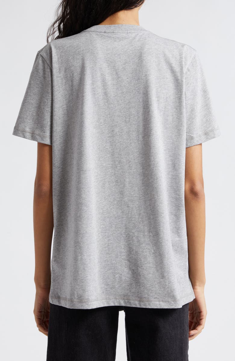 Ganni Organic Cotton Logo Graphic T-Shirt, Alternate, color, 