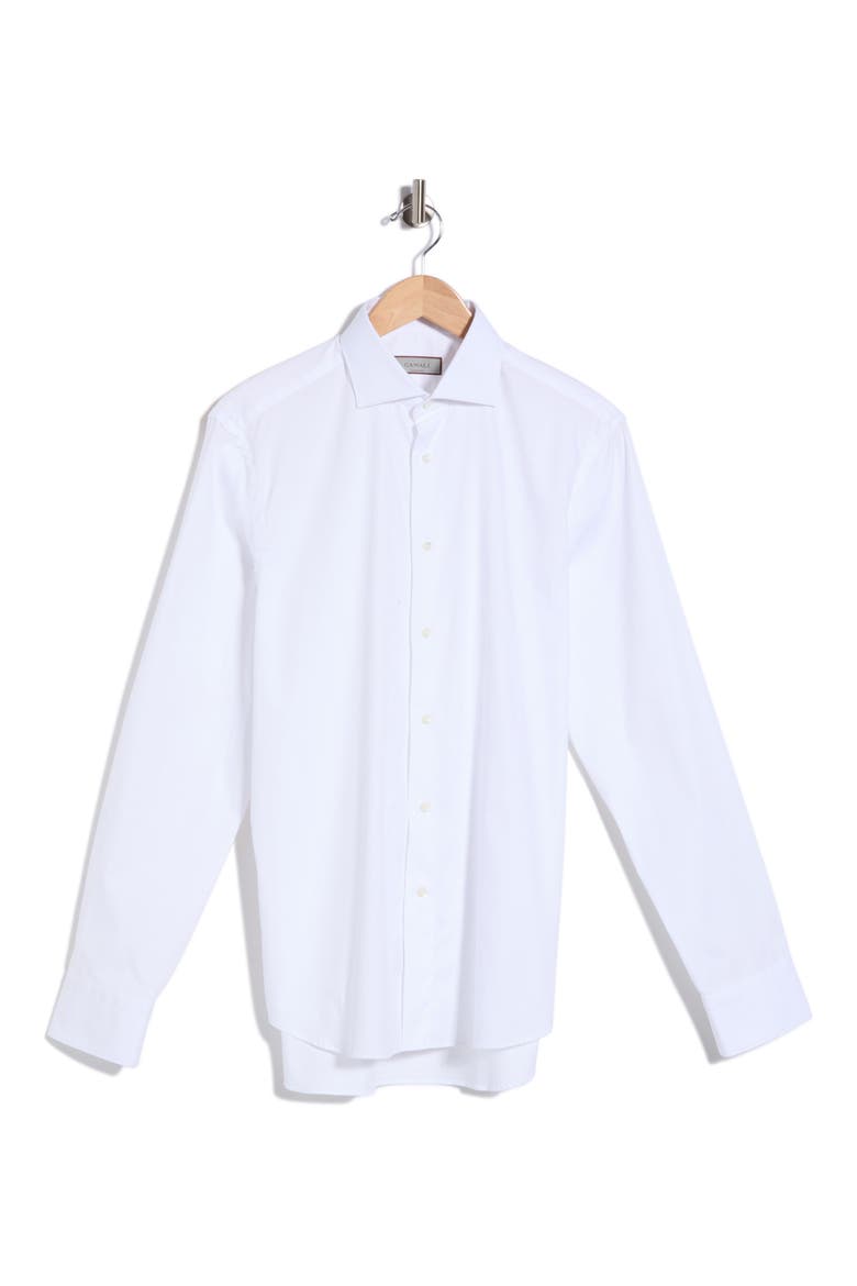 Cotton Dress Shirt, Alternate, color, WHITE