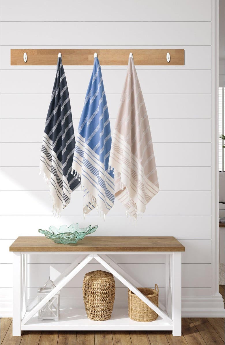 Olive & Linen Paros Turkish Towel, Alternate, color,