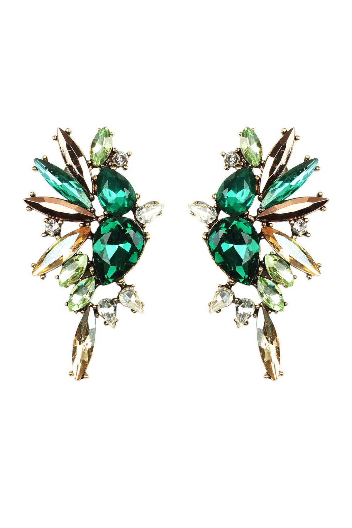 EYE CANDY LOS ANGELES Art Gala Glass Crystal Earrings