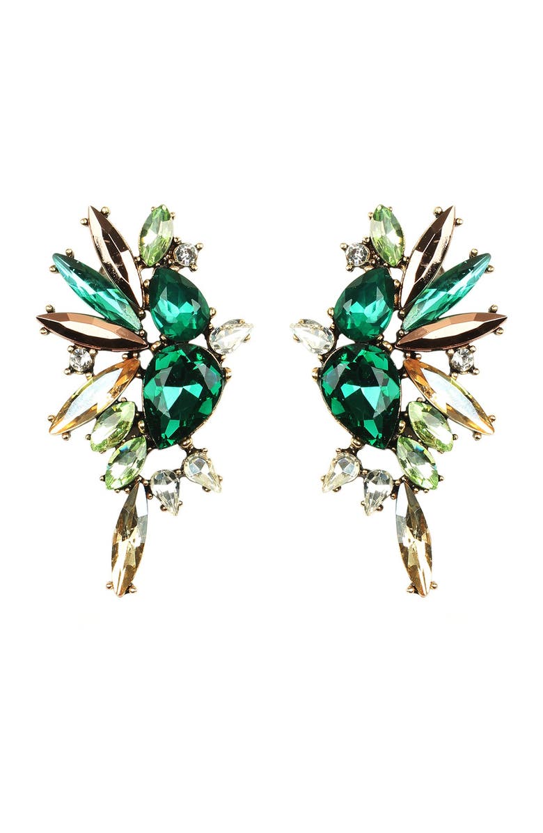 EYE CANDY LOS ANGELES Art Gala Glass Crystal Earrings, Main, color, Multicolor